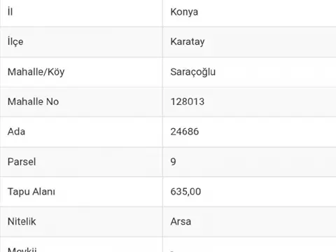 SAHİBİNDEN SATILIK,KÖŞE PARSEL,YATIRIMLIK HESAPLI ARSA