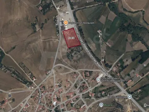 Topçu Köyünde Ana Yola Sıfır Satılık Arsa